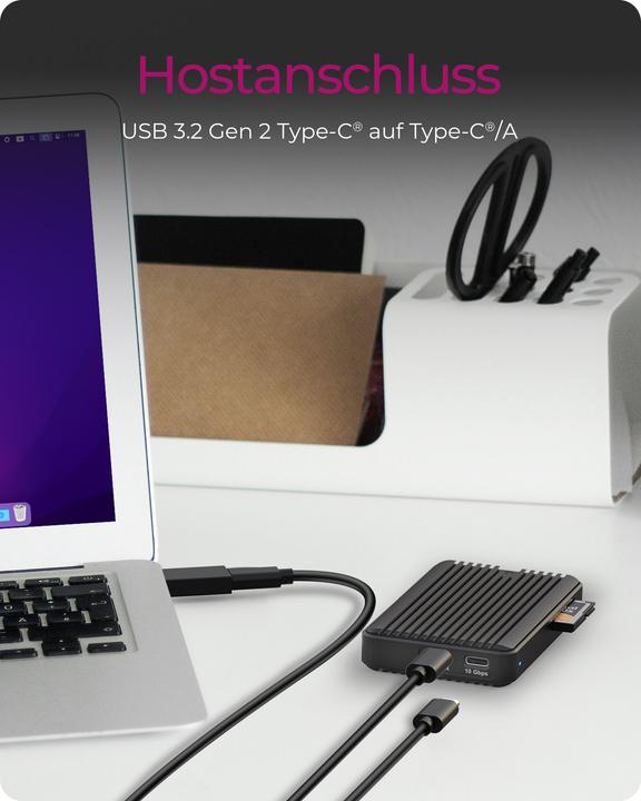 Actual product image Icy Box IB-CR601M-C31 (M.2 2280)