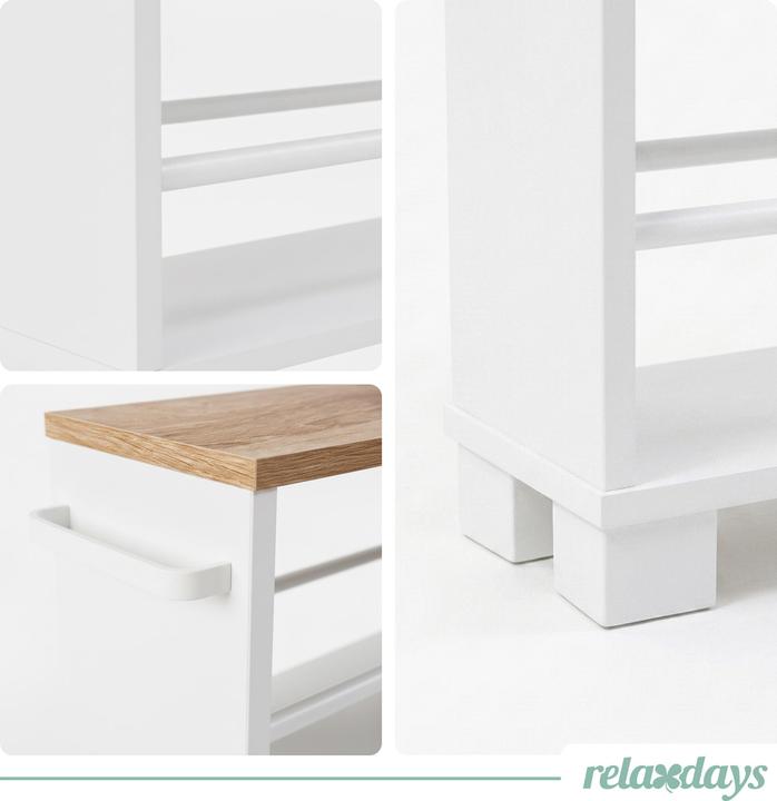 Image du produit Relaxdays chariot d'angle (13 x 50 x 80 cm)