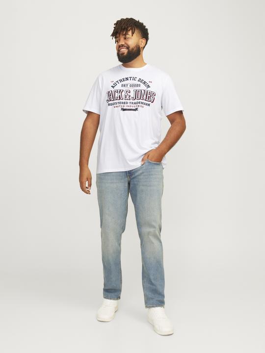 Immagine prodotto Jack & Jones Jjelogo Tee Ss O-Neck 2 Col Aw24 S Pls (6XL)