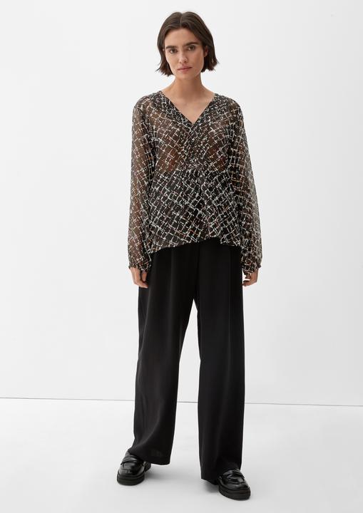 Produktbild s.Oliver Bluse Chiffonbluse aus Viskose (38)