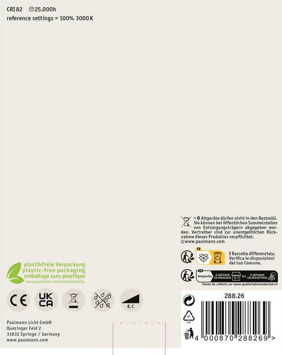 Produktbild Paulmann Reflektor (E27, 1000 lm, 1 x)