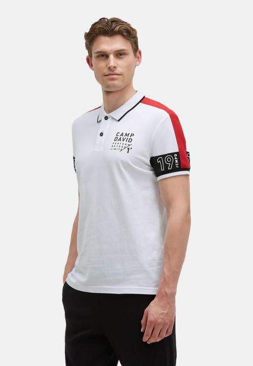 Immagine prodotto Camp David Poloshirt Keep Focused Kurzarmshirt mit Polokragen (L)