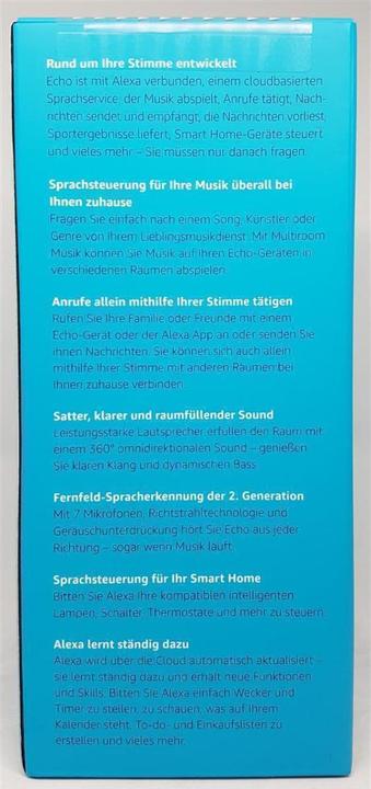 Actual product image Amazon ECHO (2nd gen) (IFTTT, Amazon Alexa)