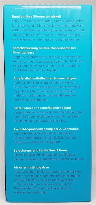 Actual product image Amazon ECHO (2nd gen) (IFTTT, Amazon Alexa)