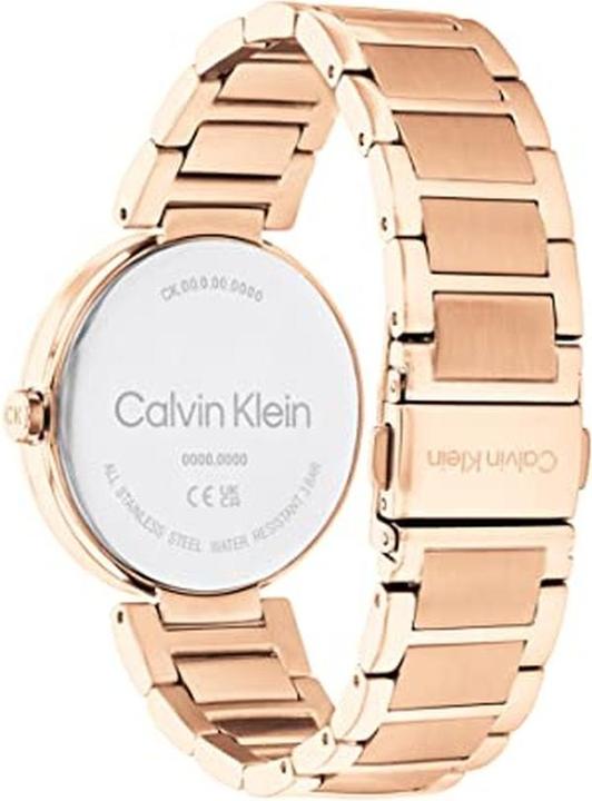 Produktbild Calvin Klein Analoog kwartshorloge met rosegoudkleurige roestvrijstalen armband voor dames 25200253 (36 mm)
