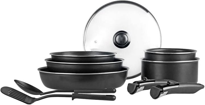 Actual product image Sitram Aluminum Cookware Set (Frying pan, Pot, Aluminium)