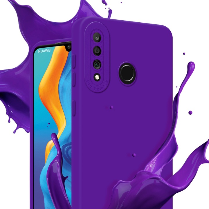 Actual product image Cadorabo Case for Huawei P30 LITE in TPU Fluid LM162 Style (Huawei P30 Lite)