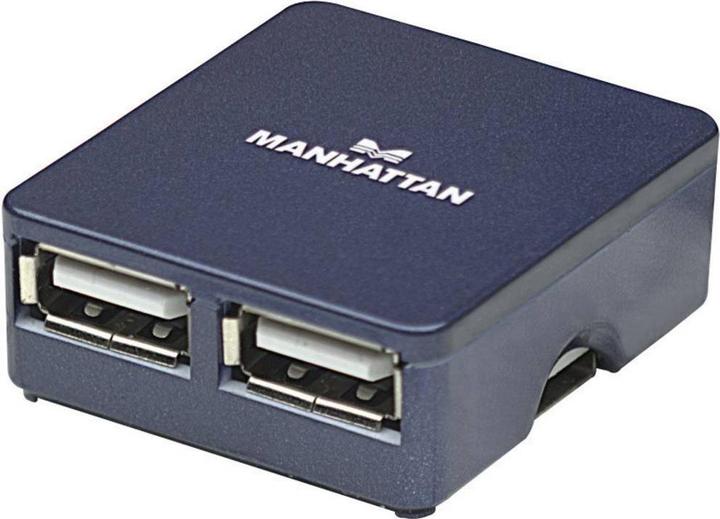 Produktbild Manhattan 4 Port USB 2.0-Hub (USB-A, 4 Ports)