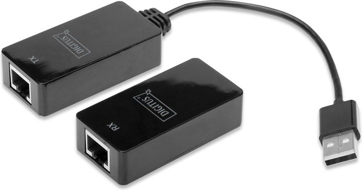 Produktbild Digitus USB Extender für CAT5e CAT6 UTP Kabel bis 45m Länge (USB, RJ45 (1x))