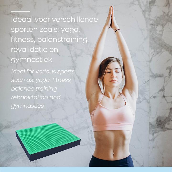 Produktbild Orange Gym Spiky Bal. Pad 2in1 - Grn/Blk