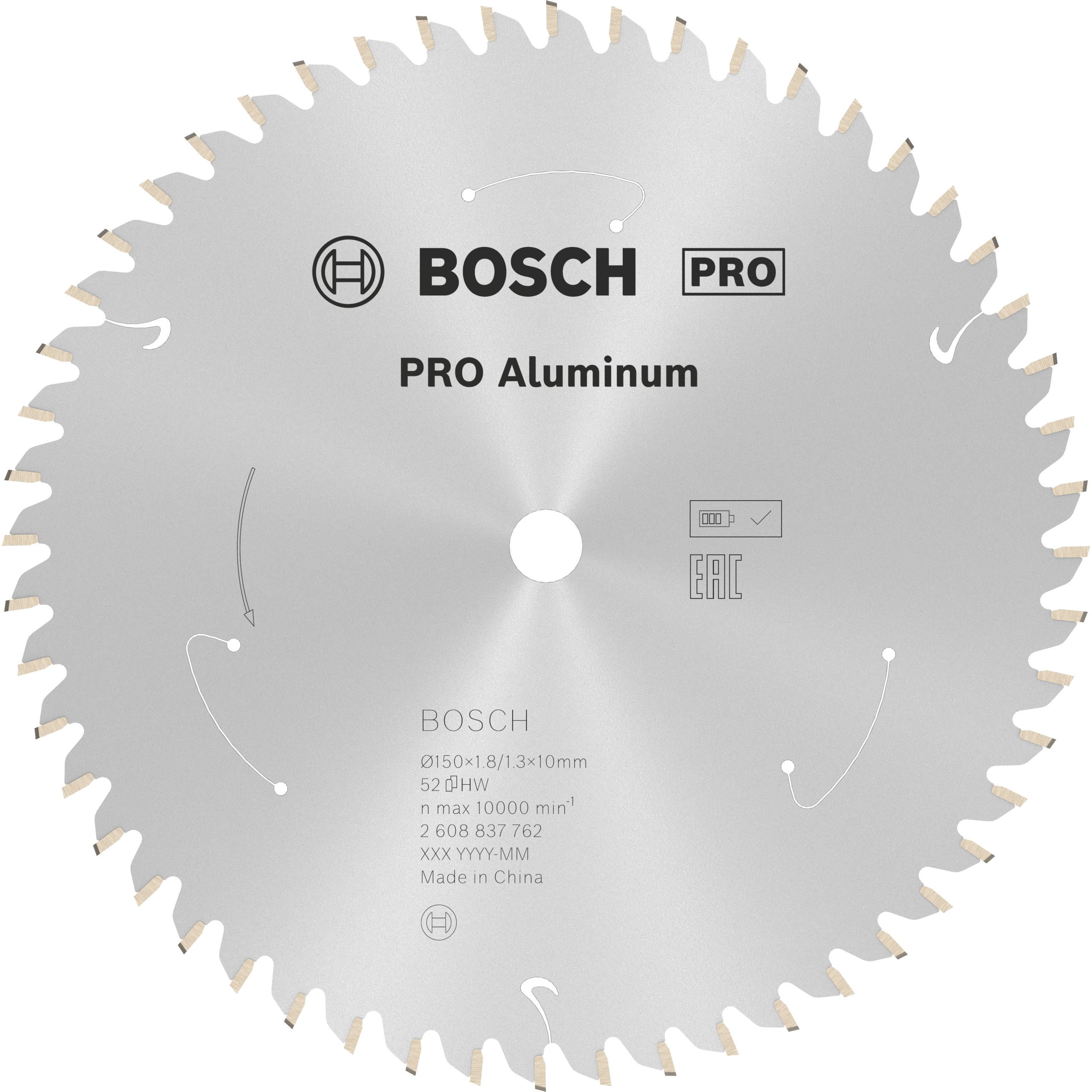 Thumbnail - Bosch Professional Zubehör, Sägeblatt, PRO Aluminium cordless Kreissägeblatt, 150 x 1,8 x 10 mm