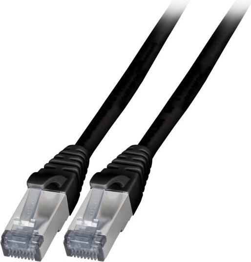 EFB Elektronik Hersteller: RJ45 Patchkabel S/FTP, Cat.6A, TPE, 30m, schwarz Das geschirmte Cat.6A RJ (S/FTP, CAT6a, 30 m)