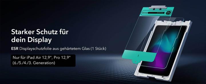 Productafbeelding ESR Beeldschermbescherming van gehard glas (1 Stuk, iPad Air 13 2024 (M2))