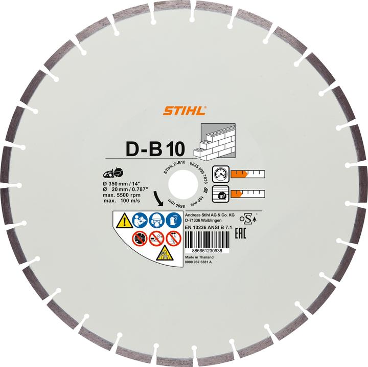 Stihl Diamant-Trennscheibe D-B10 Ø350mm