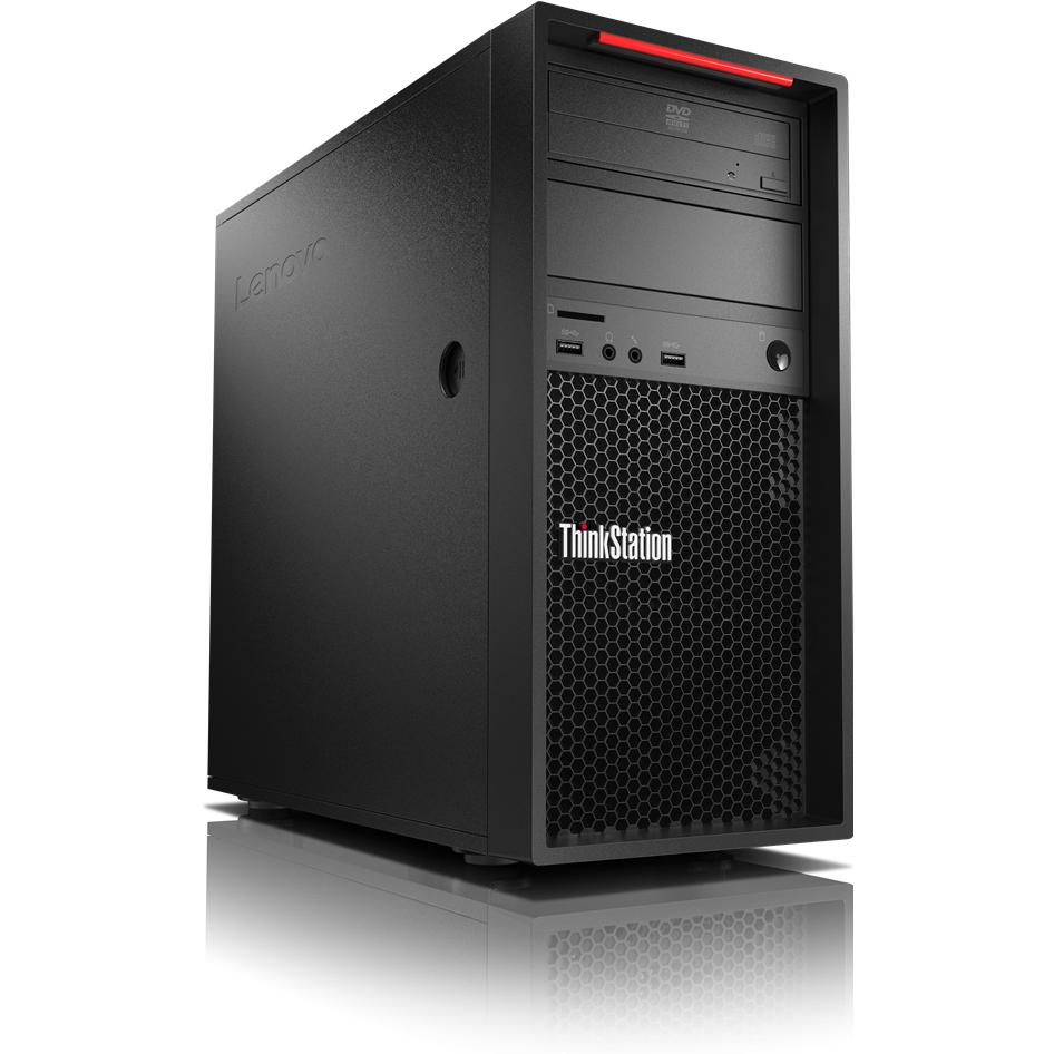 Lenovo ThinkStation P520c (512 GB, 32 GB, Intel Xeon W-2225, RTX A4000), PC, Schwarz
