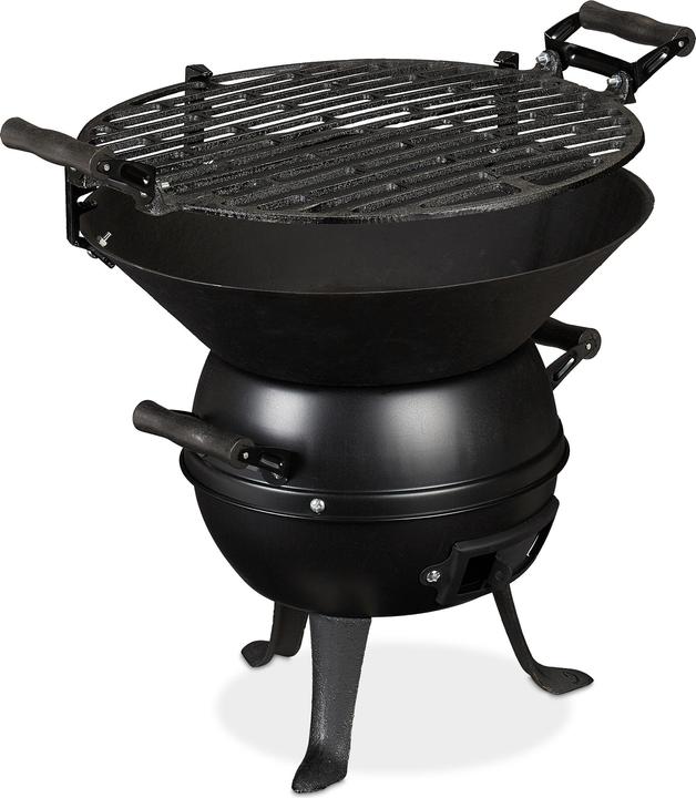 Image du produit Relaxdays Barbecue tonneau (35 cm)