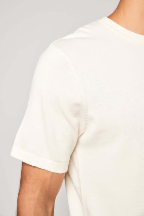 Bellemere T-Shirt Classic Crew-Neck Cotton Cashmere T-Shirt (S)