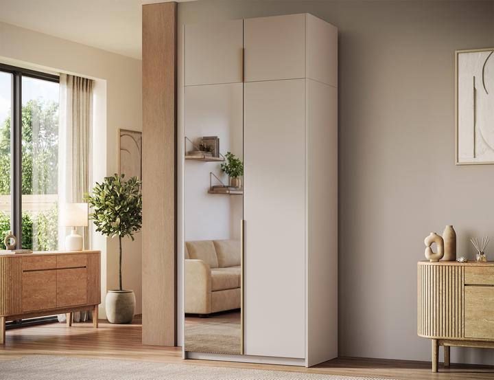 Produktbild ADRK Furniture Alera II mit Aufsatz – Drehtürenschrank (100 x 58 x 250 cm)
