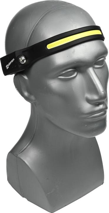 ProPlus Stirnlampe Silikon 3W LED + COB wiederaufladbar (200 lm)