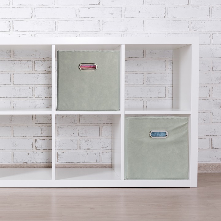 Actual product image Relaxdays 4x storage box (30 x 30 x 30 cm, 26 l)