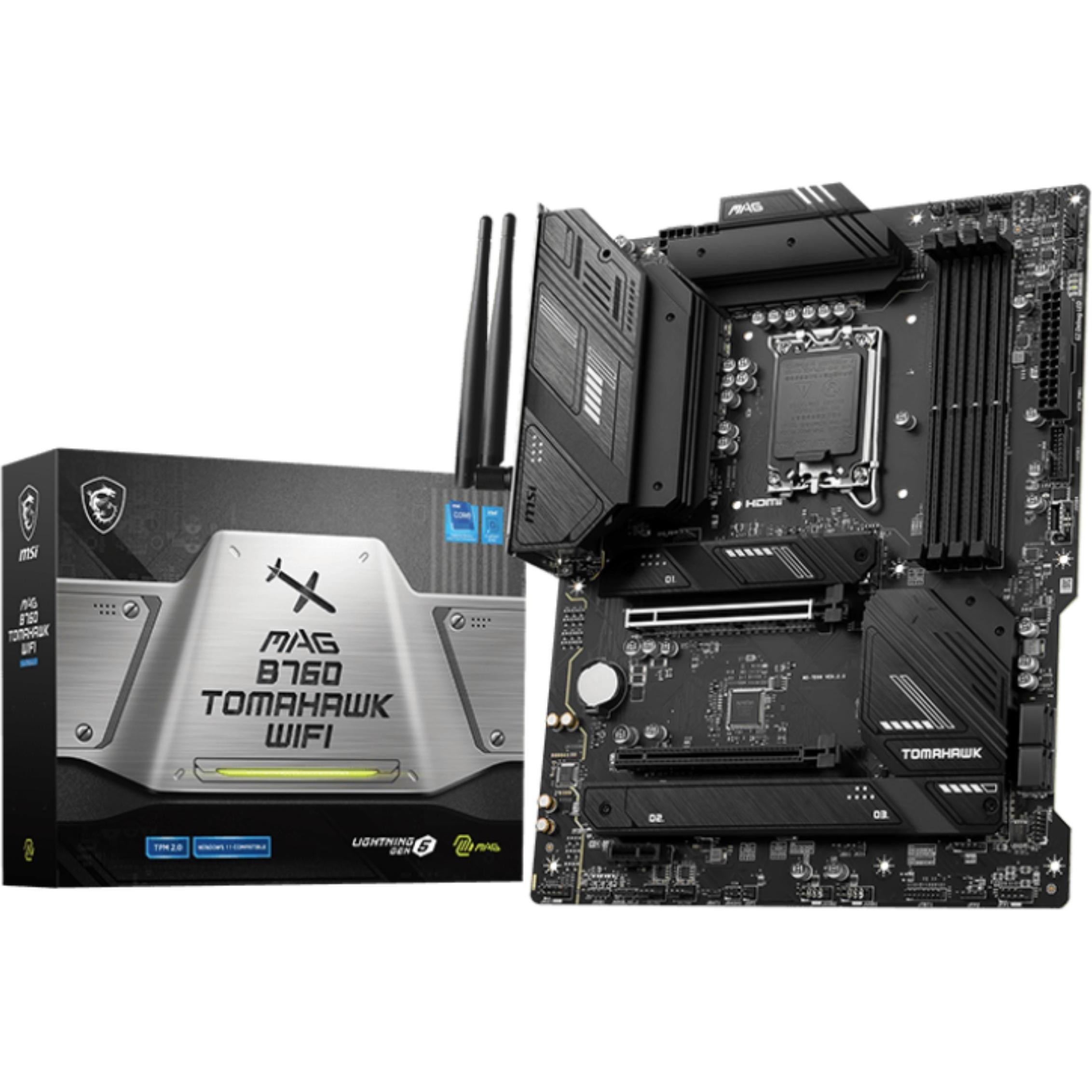 MSI MAG B760 TOMAHAWK WIFI (LGA 1700, Intel B760, ATX), Scheda madre