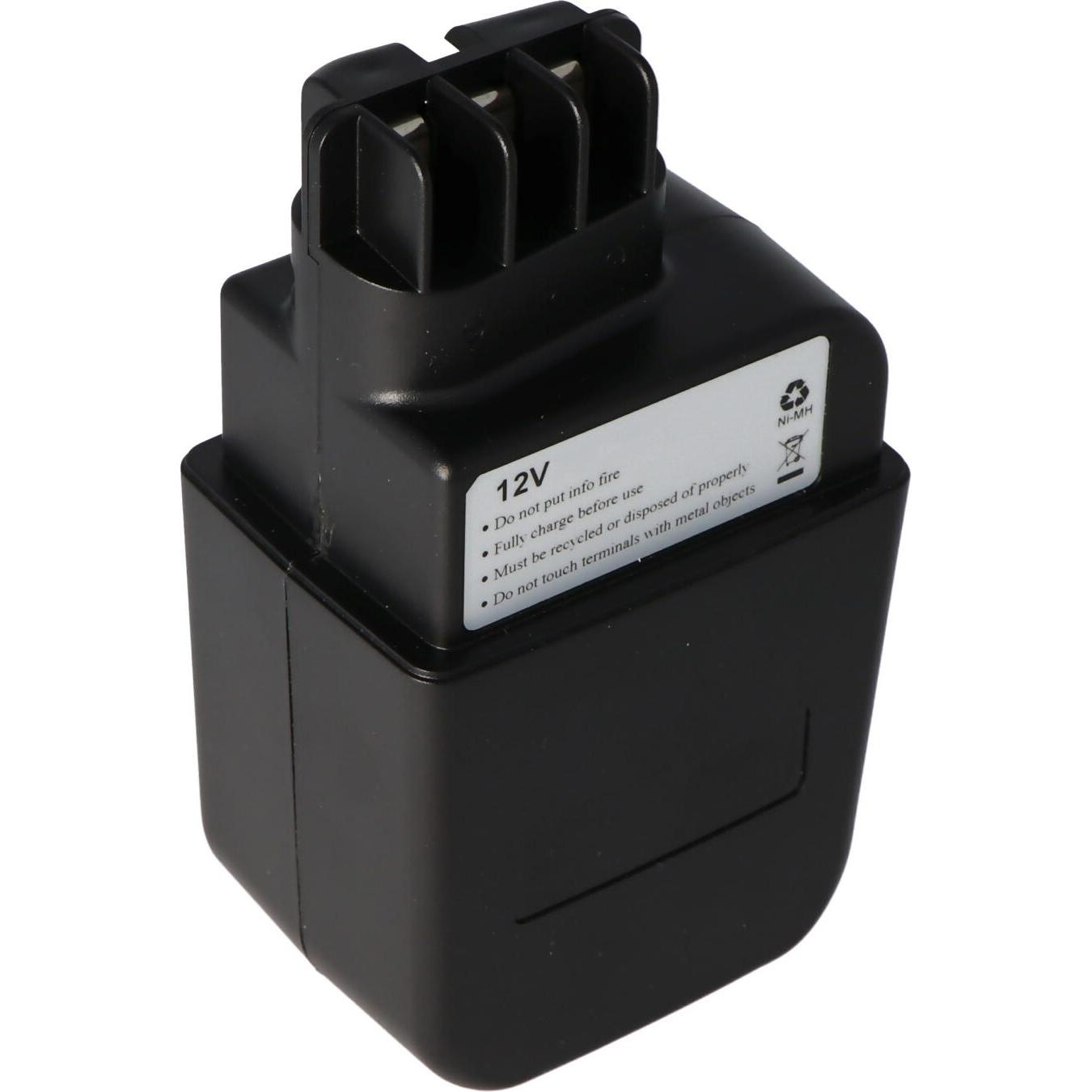 AccuCell, Werkzeugakku + Ladegerät, Akku Metabo 6.30071, 6.31723 (12 V)