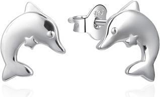 Produktbild Agato - Playful silver earrings Dolphin AGT-E099P