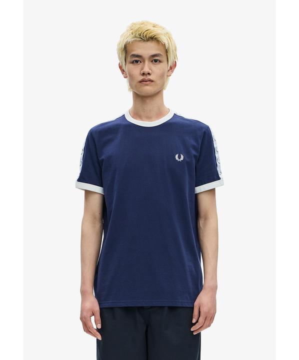 Immagine prodotto Fred Perry T-shirt con finiture a contrasto e strisce (L)