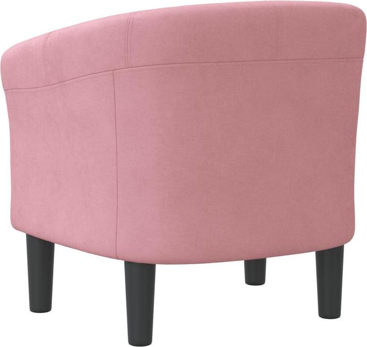 Produktbild VidaXL Clubsessel Rosa Samt,Farbe: Rosa,Material: Samt (100