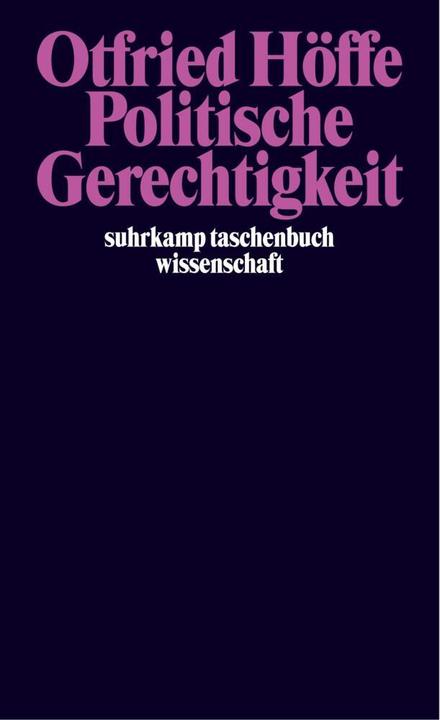 Produktbild Politische Gerechtigkeit (Otfried Höffe, 2002)