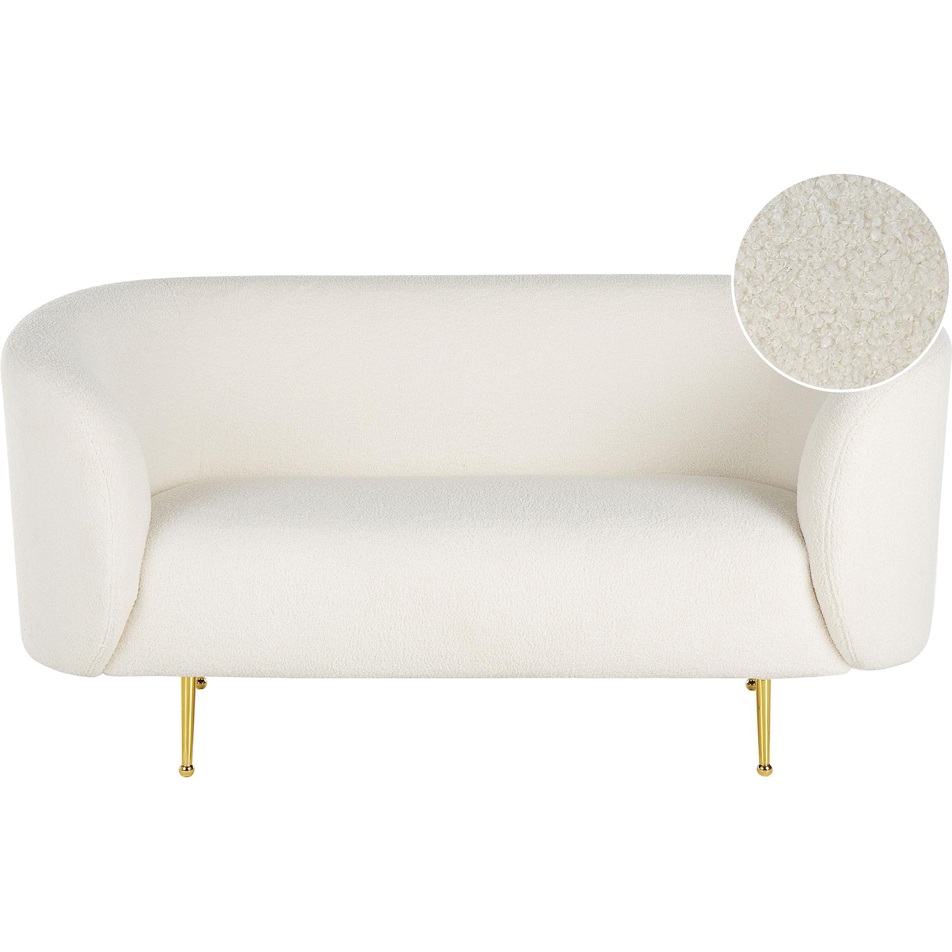Beliani, Sofa, Loen (2-Sitzer)