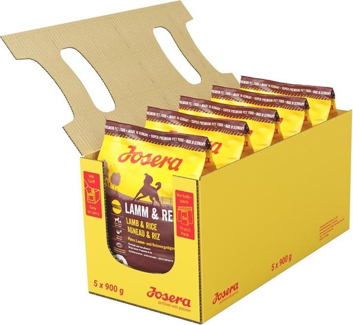 Actual product image Josera Lamb & Rice (Adult, 1 pcs., 900 g)