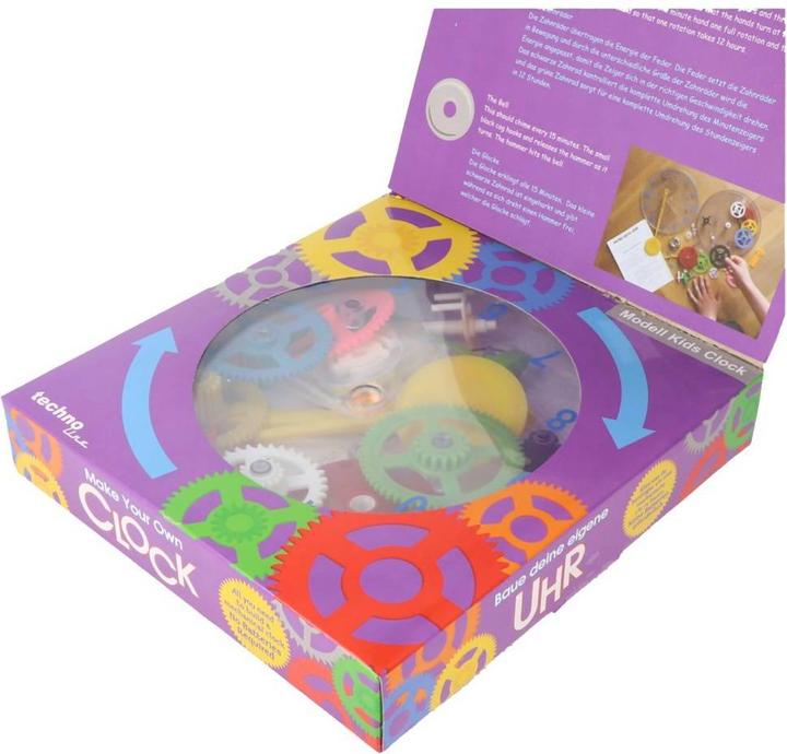 Actual product image Technoline Mechanical Wall Clock Learning Kit (20 cm)