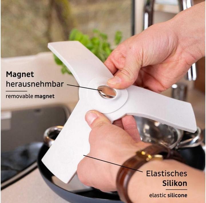 Immagine prodotto Silwy Mazzetta magnetica 5 pezzi, bianca (5 x)