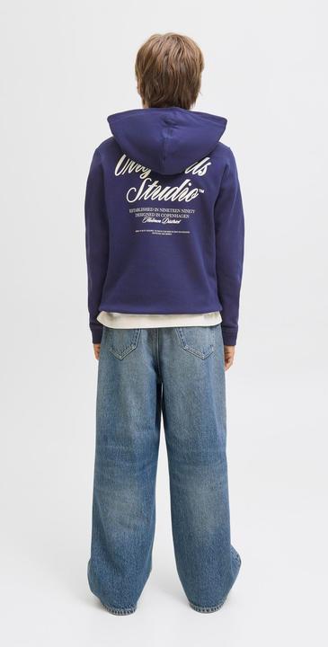 Produktbild Jack & Jones Jornorrebro Typo Back Sweat Hood Sn Jnr (176)