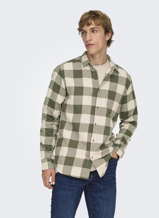 Produktbild Only & Sons Kariertes Langarmhemd (XS)