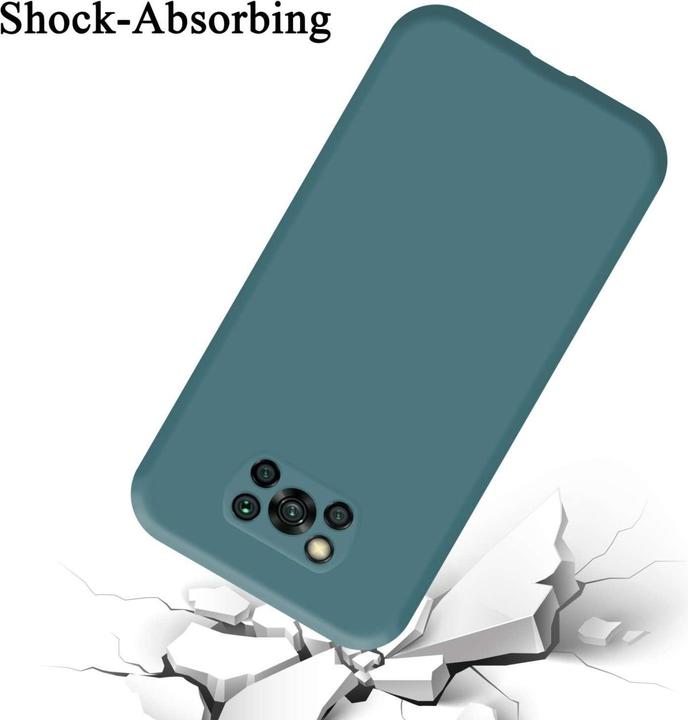 Image du produit Cadorabo Coque pour Xiaomi POCO X3 NFC TPU Liquid Silicone Case (Xiaomi Poco X3 NFC)