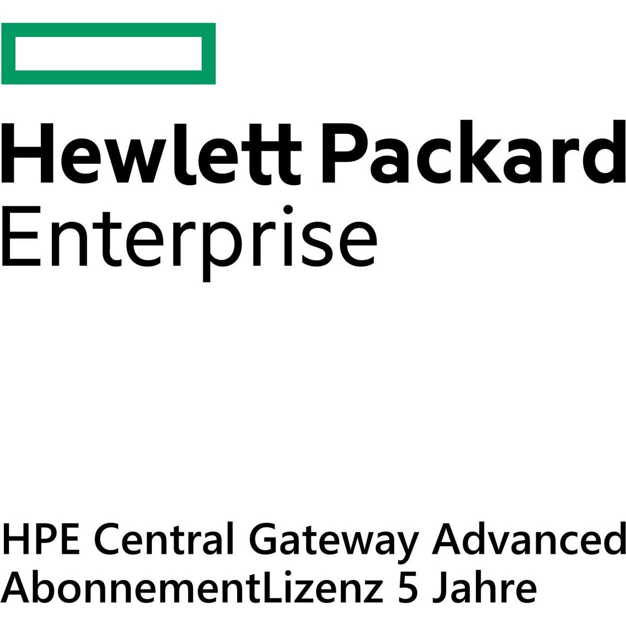 Aruba Central Gateway Advanced - Abonnement-Lizenz (5 Jahre) für