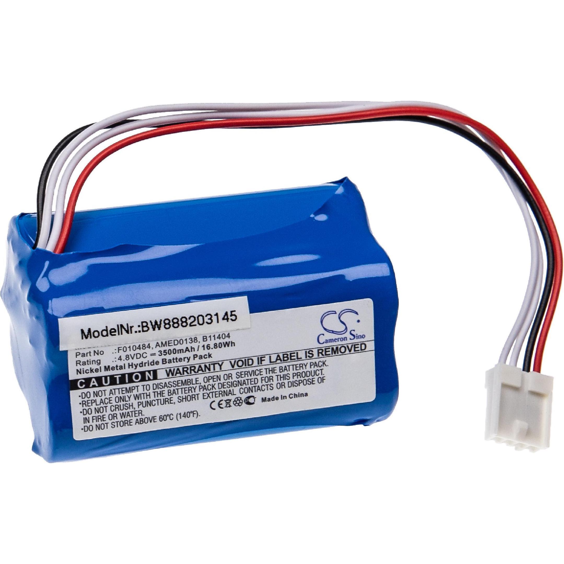 XCell Medizintechnik-Akku als Ersatz für Kangaroo AMED0138, B11404, F010484, 1041411 - 3500mAh, 4,8V, NiMH (4.80 V, 3500...