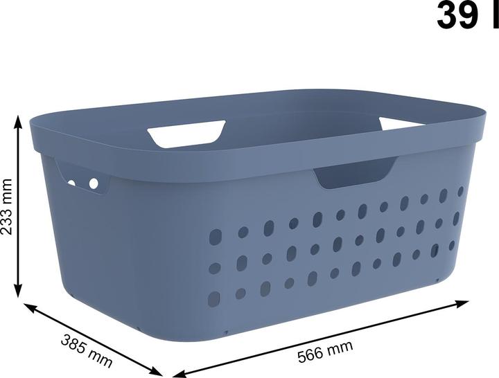 Actual product image Rotho Set of 3 laundry baskets Jona 39l