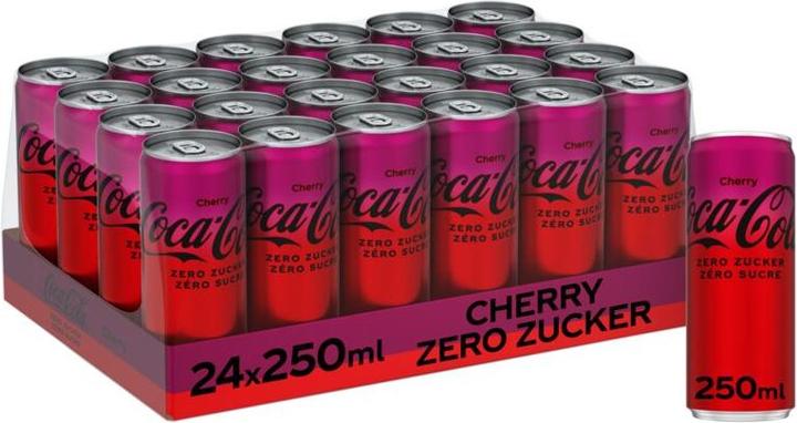 Produktbild Coca Cola Zero Cherry (24 x 25 cl)