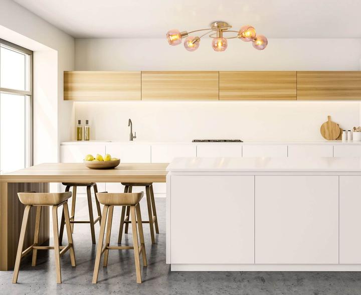 Produktbild Näve 5er Spot Deckenleuchte Libby messing (E14)