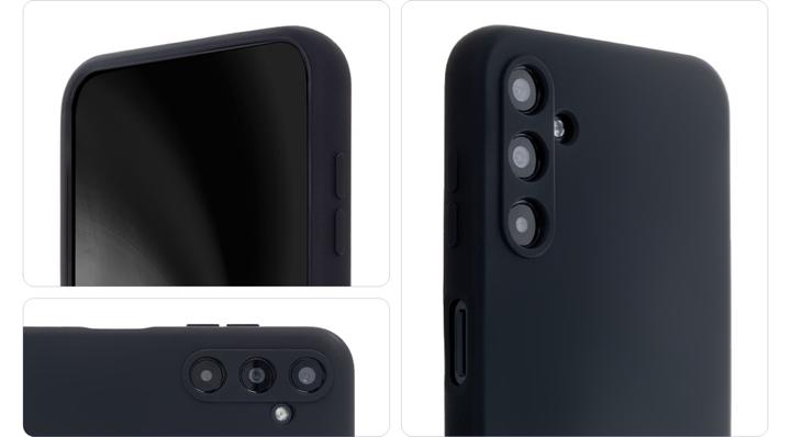 Actual product image Tecto Shield Silicon Soft Case for Samsung Galaxy S23 FE black (Samsung Galaxy S23 FE)