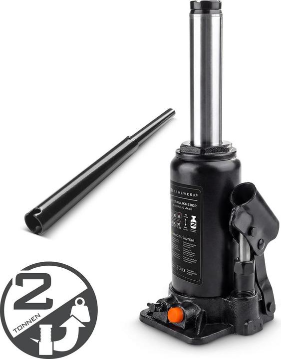 Produktbild Stahlwerk Hydraulikheber 2 Tonnen Hubkraft 158-308 mm Stempelwagenheber Autoheber Wagenheber