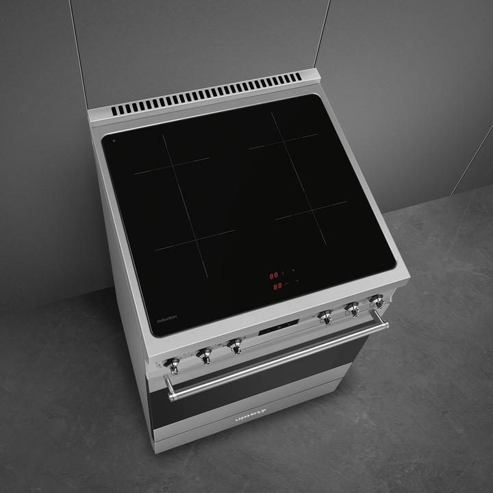 Image du produit Smeg Standherd mit InduktionKochfeld60x60 cm, Pyrolyse Reinigung
