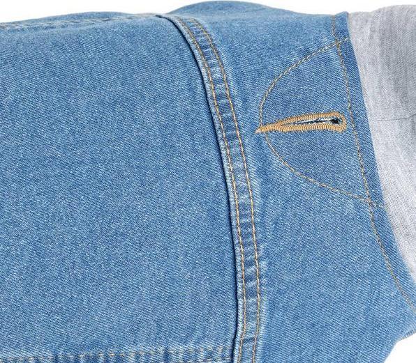 Actual product image amiplay Hoodie DENIM, 30 cm, bleu foncé (30, Dog overalls)