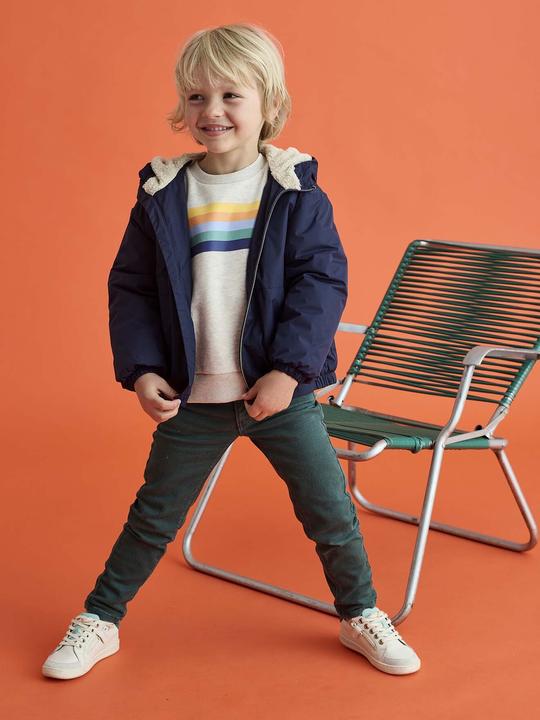 Image du produit Vertbaudet Jungen Anorak mit Teddyfleece-Futter (98)