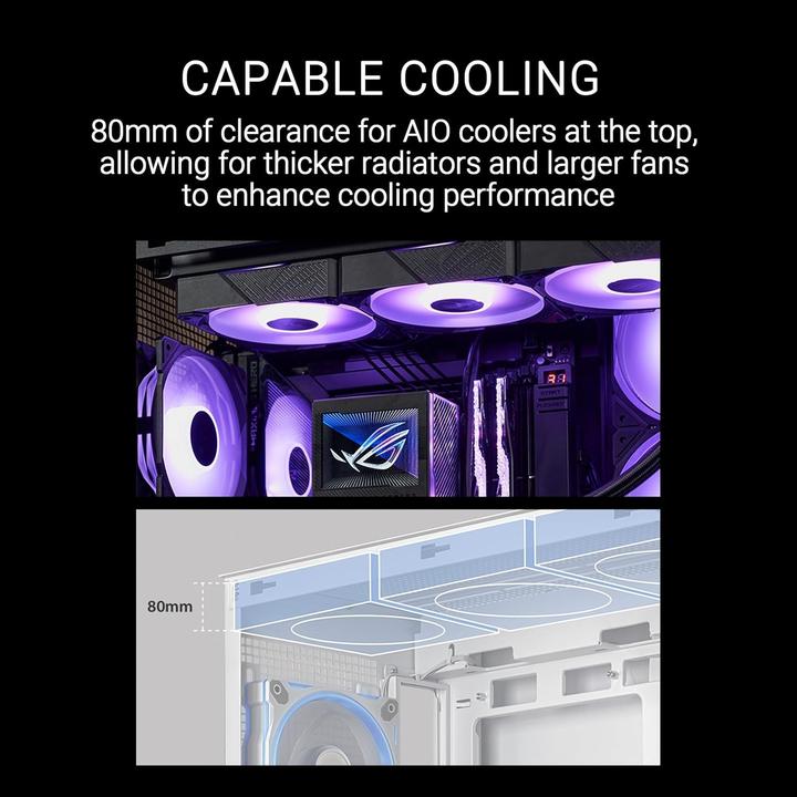 Produktbild ASUS A31 Plus Tg Argb Black (ATX, mATX, Mini-ITX)