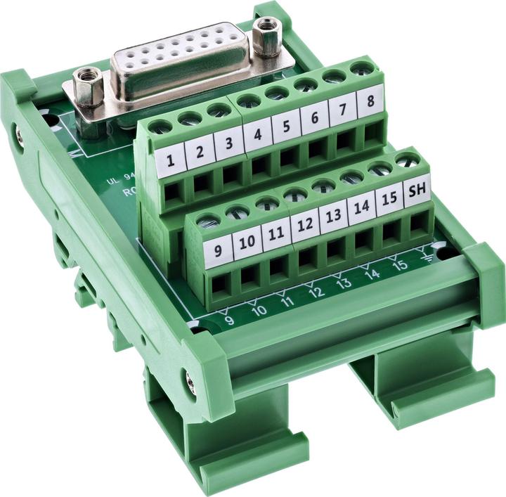 Produktbild InLine D-Sub 15 Terminalblock