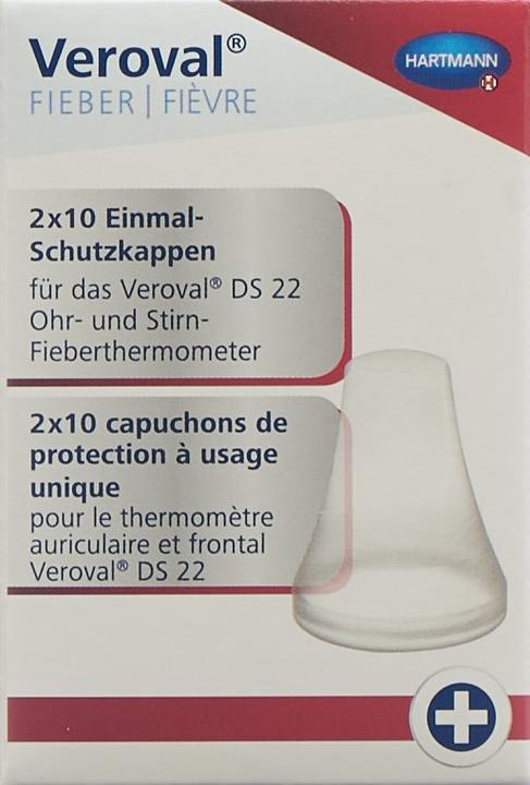 Actual product image Veroval One time protective caps
